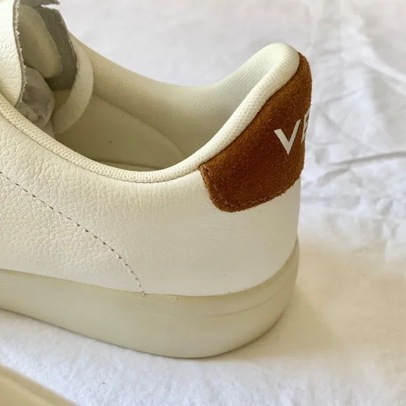 VEJA Campo Leather Sneakers White Cognac US8 - Picture 7 of 15